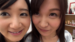 フェチ：レズ：自撮り自己紹介百合動画 葵千恵 羽多野しずく