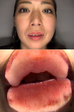 【おっとりいやらし姉さんとキッス‼】
NEKOさんのぼってりとした分厚い唇の柔らかみが伝わって興奮してしまう僕。姉さんの母性に包み込まれながら舌を出し入れされたらおかしくなってしまいそう…。舌先でレロレロされて我慢汁だらだらになる事請け合いなキスを体験ください。