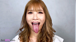 フェチ：レズ：蘭ちゃんのベロは6cm越え⁉エロス漂う大人GAL蘭ちゃんのベロ舌