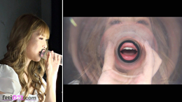 フェチ：レズ：蘭ちゃんとバーチャル口臭嗅いでベロ圧濃厚キスで昇天