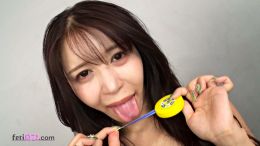 フェチ：レズ：乃木絢愛の口内新書～方言女子の長くくねるベロ舌～