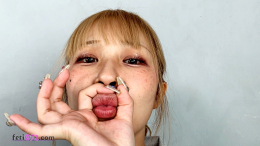 フェチ：レズ：桐谷すずねのたこちゅーべろちゅー♡