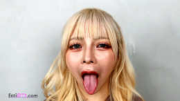 フェチ：レズ：鹿野あもちゃんfeti072初登場‼あもちゃんの口内はどうなってんの⁉