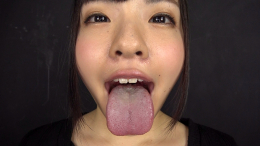 フェチ：レズ：ベロ観察・ベロ唾液フェチズム 宮沢ゆかり